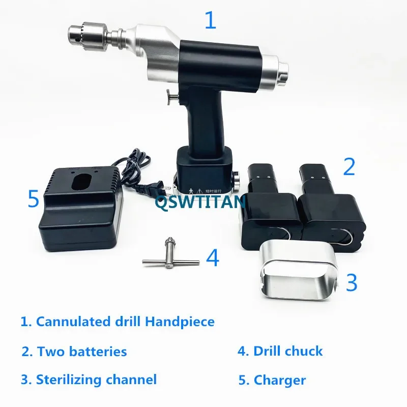 Ortopedyczna chirurgiczna wiertarka kanulowa podwójna wiertarka kaniulowana elektryczna wiertarka kostna ortopedyczna Instrument chirurgiczny