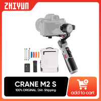 ZHIYUN CRANE M2S 3-Axis Handheld Camera Gimbal Stabilizer For Sony Fuji Nikon DSLR Mirrorless Camera iPhone 14 GoPro Hero 10/9/7