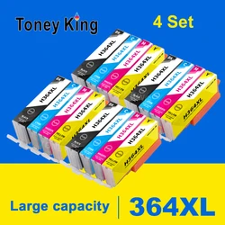 Toney King-HPプリンター用のインクカートリッジ364xl,hp364 xl用の互換インクカートリッジ5510 5515 6510 7510 b8550 c5324 c5380 c6324 c6380 d5460