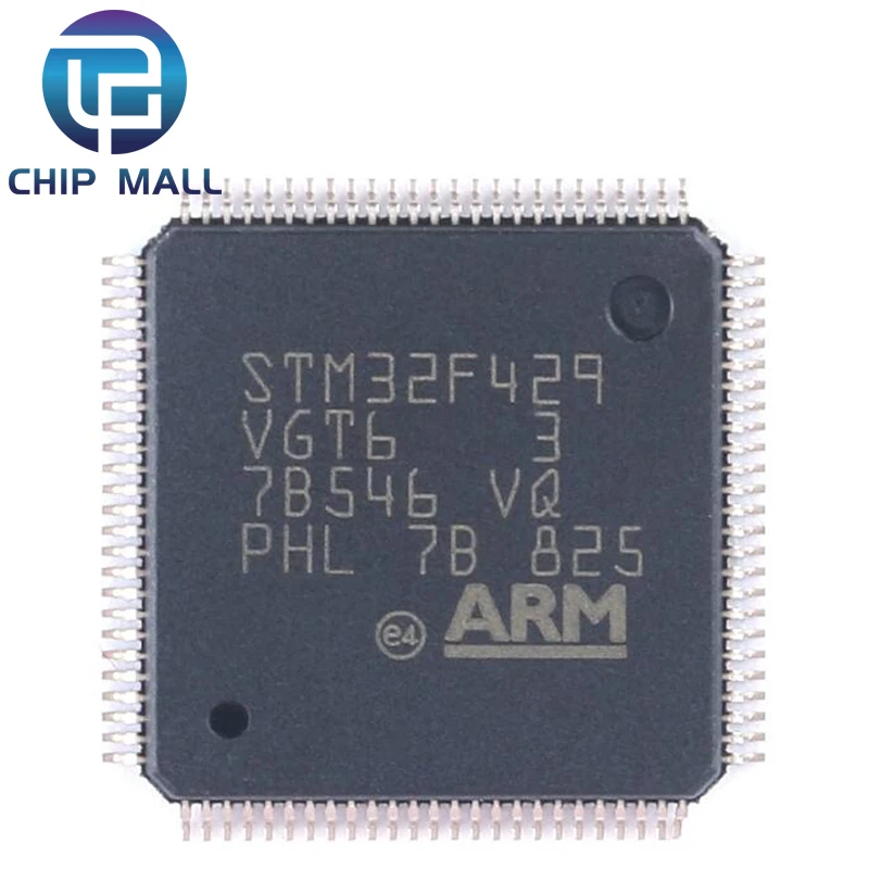 

STM32F429VGT6 LQFP-100 ARM Cortex-M4 32-bit Microcontroller -MCU Chip IC New Original Spot