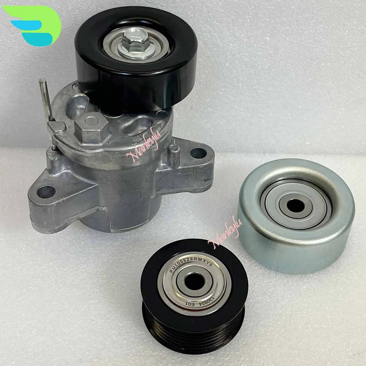 1 set Tensioner Pulley Idler ALTERNATOR Set For Mitsubishi New Outlander 2013-2016 1341A051 1341A042 1345A090