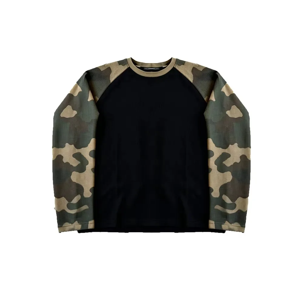 2026 2026 new round neck long sleeved 3D printed camouflage pattern breathable fast drying fashionable versatile long sleeved top - Aliexpress Deal