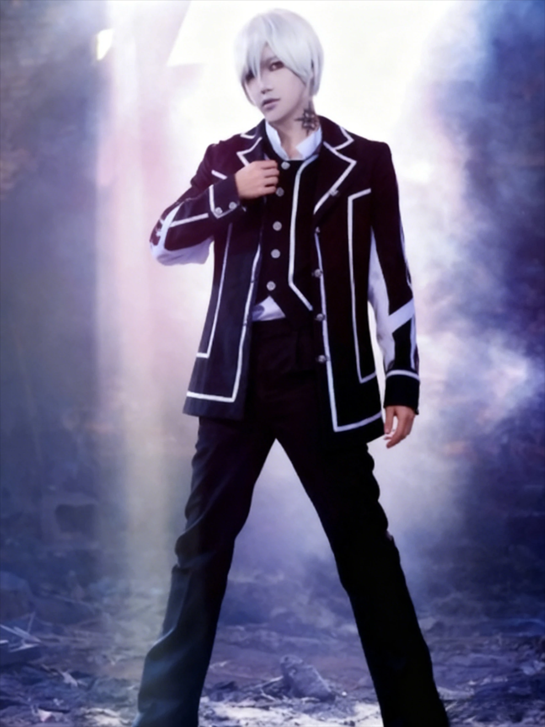 أنيمي مصاص دماء نايت كيريو كوروسويوكي النمط البريطاني زي مدرسي معطف شعر مستعار لعب الأدوار مجموعة تأثيري حلي لطيف الحرم الجامعي البدلة