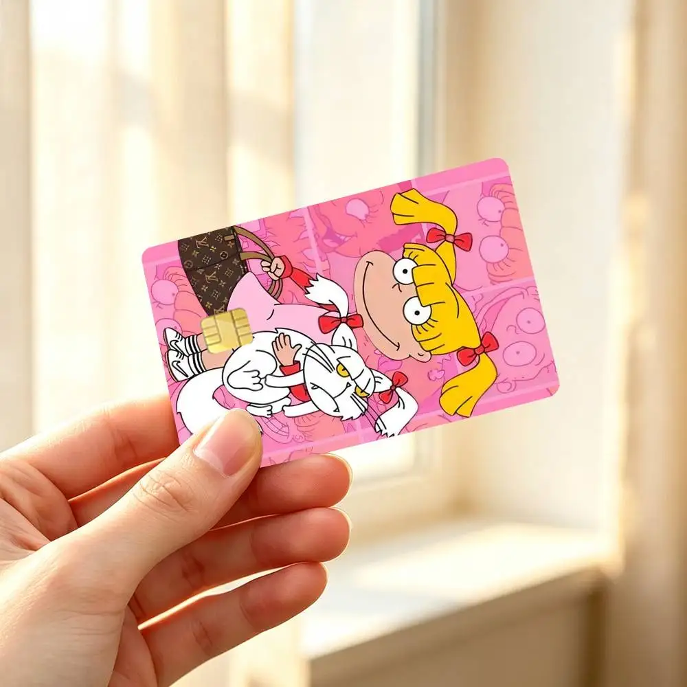A-Angelica Pickles Rugrats Credit Card HD Stickers Premium matte film effectively prevents fingerprints and daily abrasion.