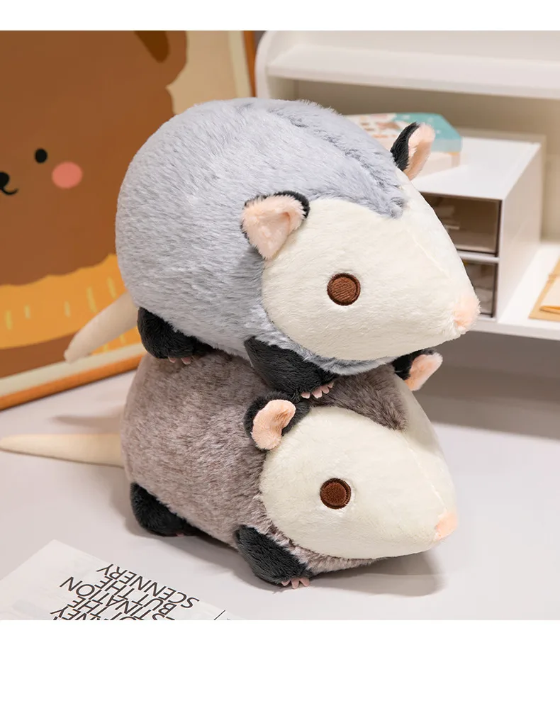 30cm súper suave rata de la vida Real juguetes de peluche ratón realista animales de granja juguete ratones para mascotas regalos juguetes educativos para niños