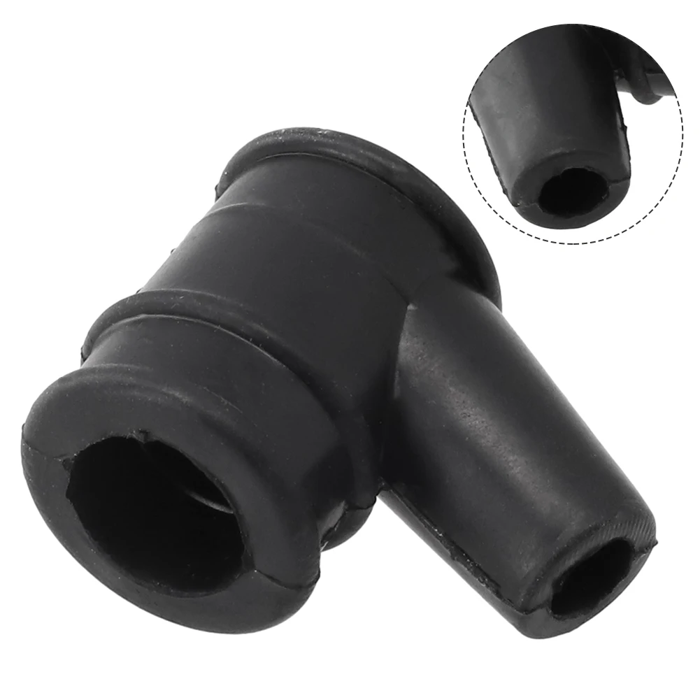 Universal Spark Plug Cap Rubber Ignition Coil Cover Replacement Spring Black For Lawn Mower Blower Impactor Chainsaw Garden Part