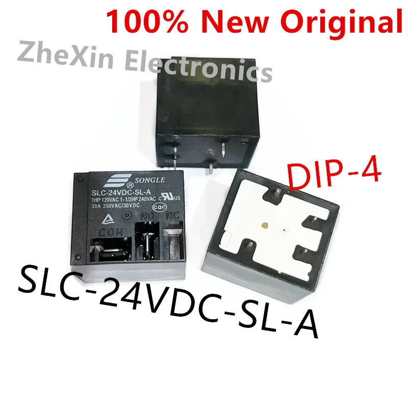 5-10PCS/Lot   SLC-24VDC-SL-A 、SLC-12VDC-SL-A 、SLC-05VDC-SL-A   DIP-4   New original Relay A set of normally open