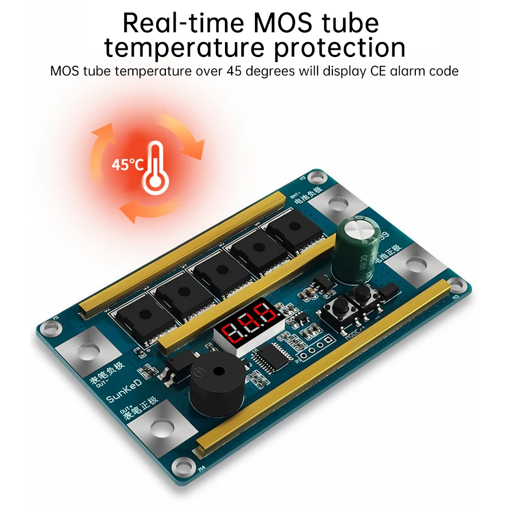 Imagem -04 - Spots Welding Machine Control Board Digital Equipamento de Solda Portátil Faça Você Mesmo Kit para 18650 Bateria de Lítio Níquel Folha 12v