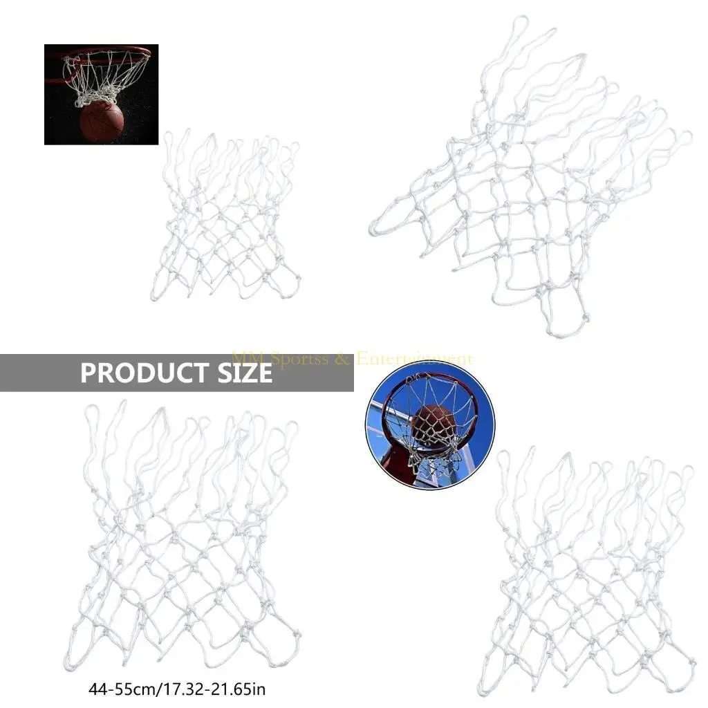 

31BE Deluxe Non Whip Replacement Basketball Net Durable Rugged Nylon Hoop Goal for Ri