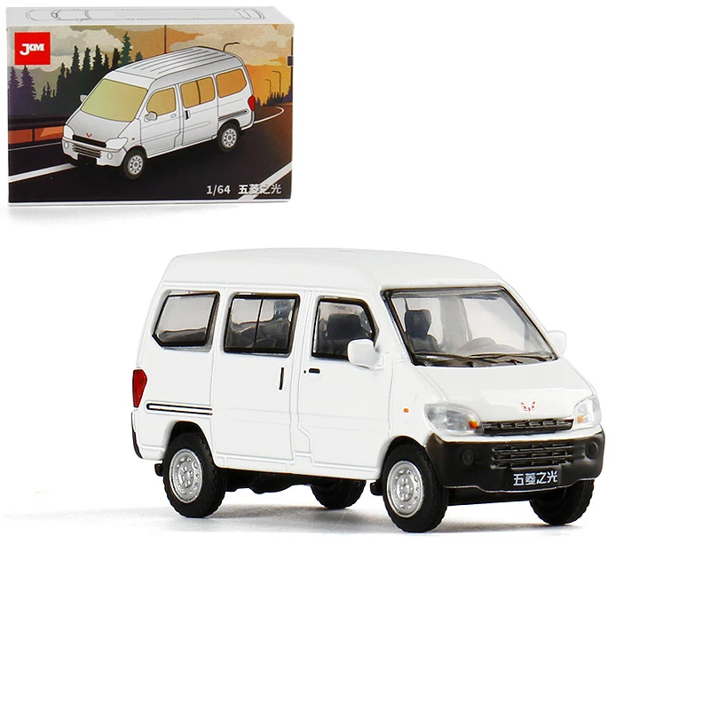 

JKM 1/64 масштаб Wuling фургон, модель из сплава, 4 цвета, коллекция, детские игрушки, украшения, новинка