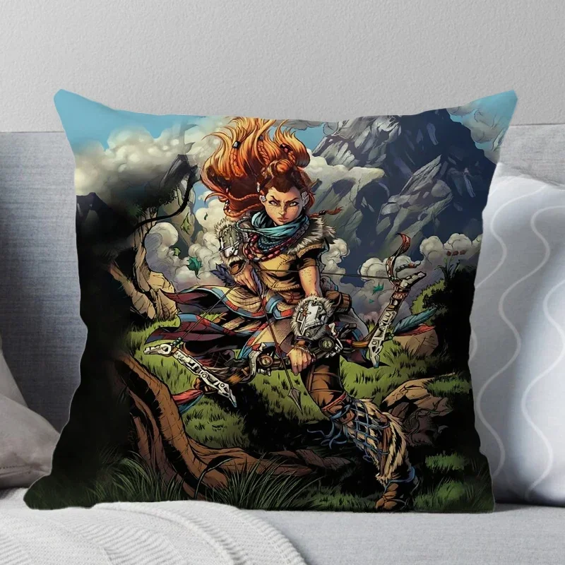 Horizon Forbidden West Pillowcase Decorative Sofa Case Bed Pillow Cover Aloy Home Decor Car Cushion Cover Pillow Case 45*45cm