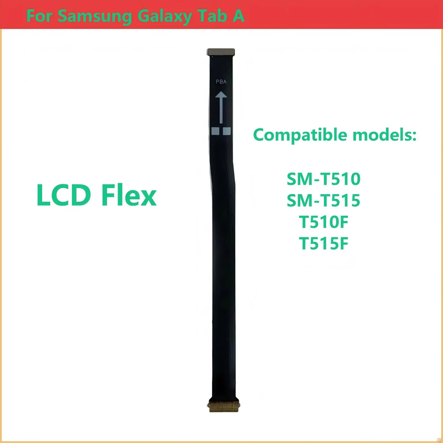 ORI LCD Flex For Samsung Galaxy Tab A  SM-T510  T510  T515 T510F T515F Main board Motherboard Connector LCD Display Flex Cable