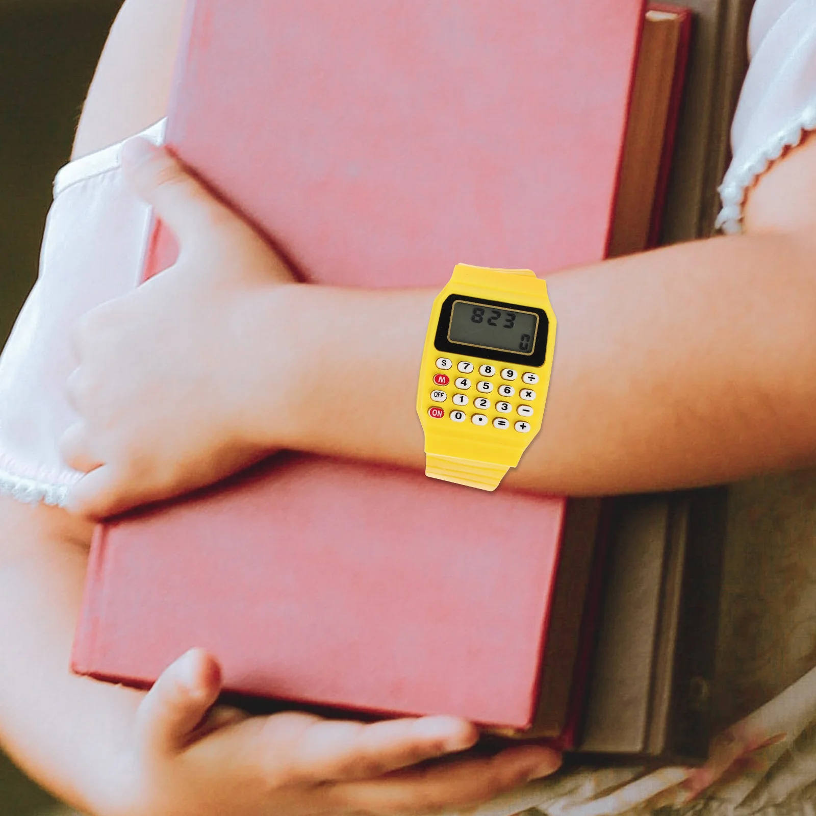 

2pcs Computer Watch For Kids Portable Calculation Wristwatch Birthday Gift Calculator Children Math Tool Geometric Operation