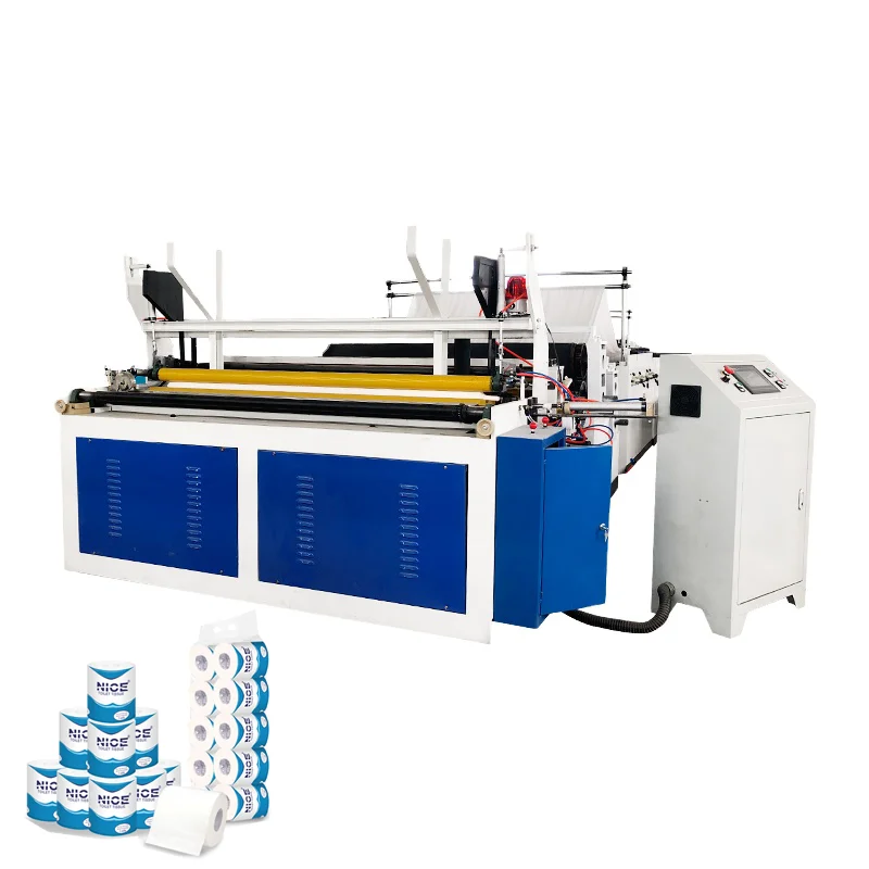 Henan YuGong Fully Automatic 1880mm Toilet Tissue Paper Rewinding Machine Toilet  Paper Making Machine