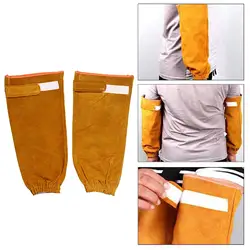 1 Pair Cowhide Welding Protective Arm Protection for Men Women