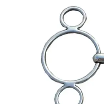 Horse Bit 12.5cm 4.9in Horse Tack Stainless Steel Material 12.5cm Bit Size Easy To Clean Smooth And Round Horse