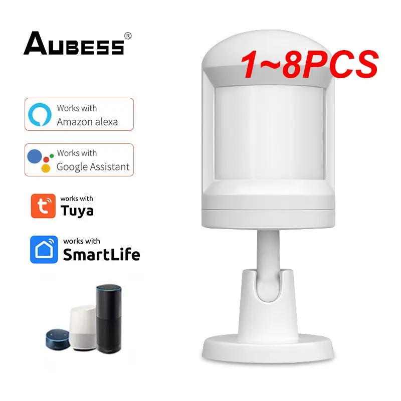 

1~8PCS Tuya Smart MINI PIR Motion Detector Sensor Shop Home Security Smart Life Wireless Remote Status Monitor