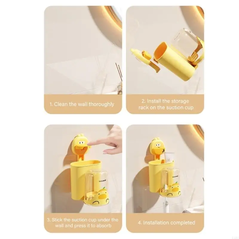 

Набор держателей зубной щетки на стене E5BE включает в себя 1 стакан и организует для детей использования