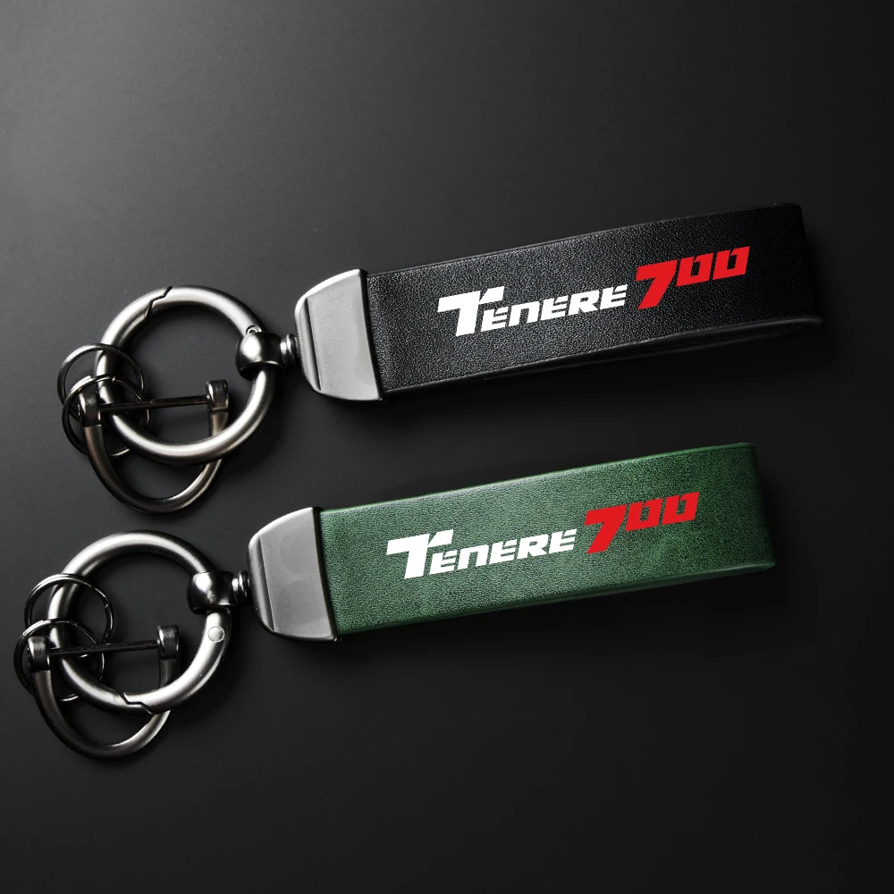 

High-Grade Motorcycle Leather Keychain Metal Keyring For YAMAHA TENERE Tenere700 T7 Tenere 700 XSR700 XTZ700 XSR XTZ 700