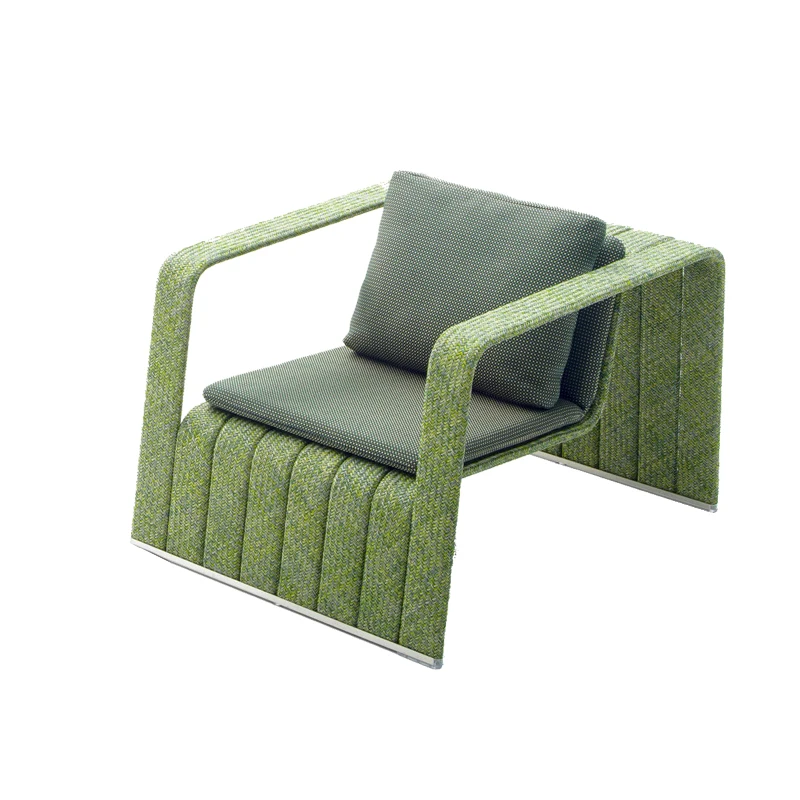 

Outdoor rattan sofa courtyard villa open-air lazy lounge chair Nordic casual coffee table garden balcony open-air furniture