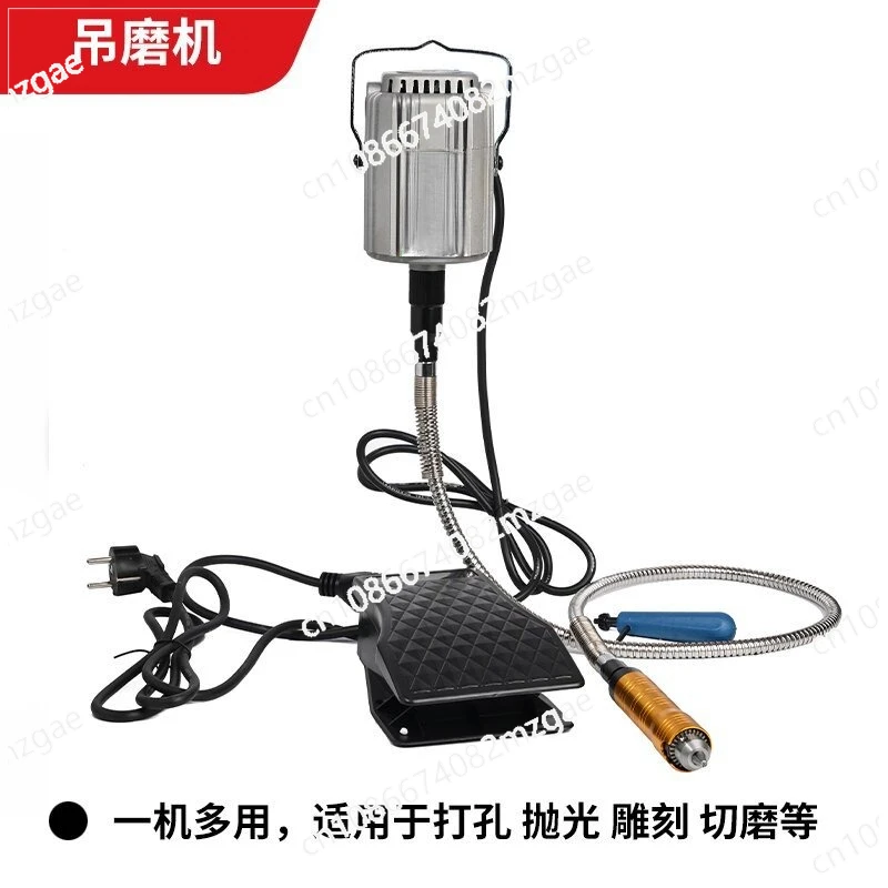 Hanging Flexshaft Mill  Electric Jewelry Grinding Polishing Tools Stepless Speed Stone Wood Sanding Pen Polishing Tool KIT