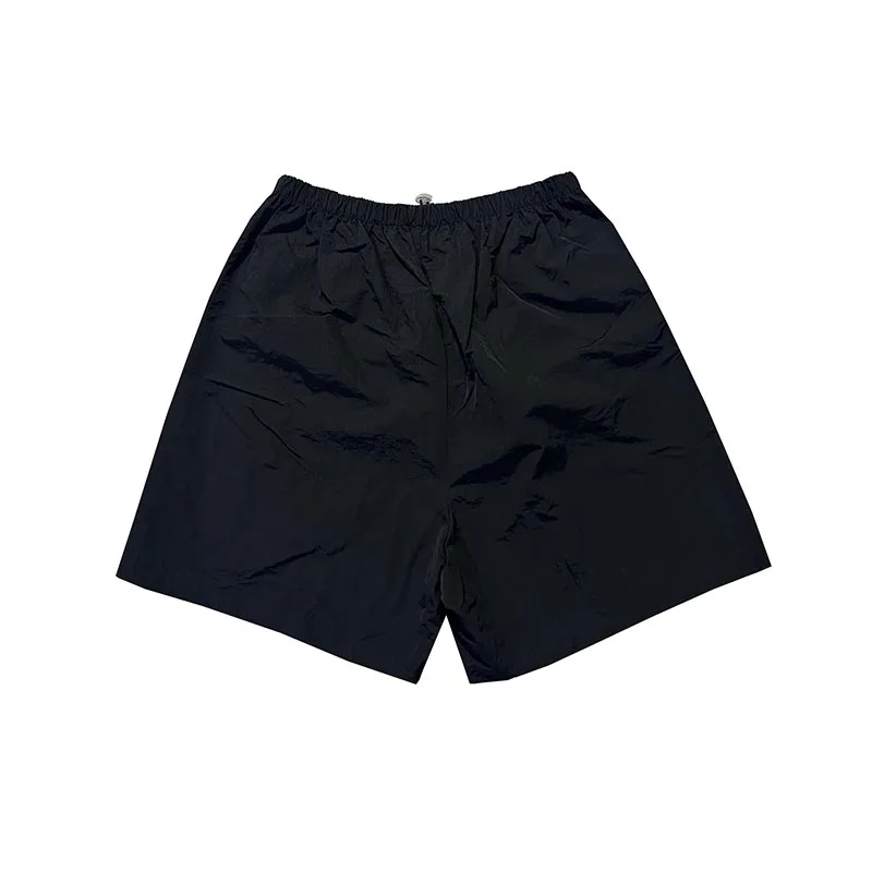 26SS Kanye West Sports Shorts American Street Five-Pointed Star Print Nylon Men's Casual Shorts