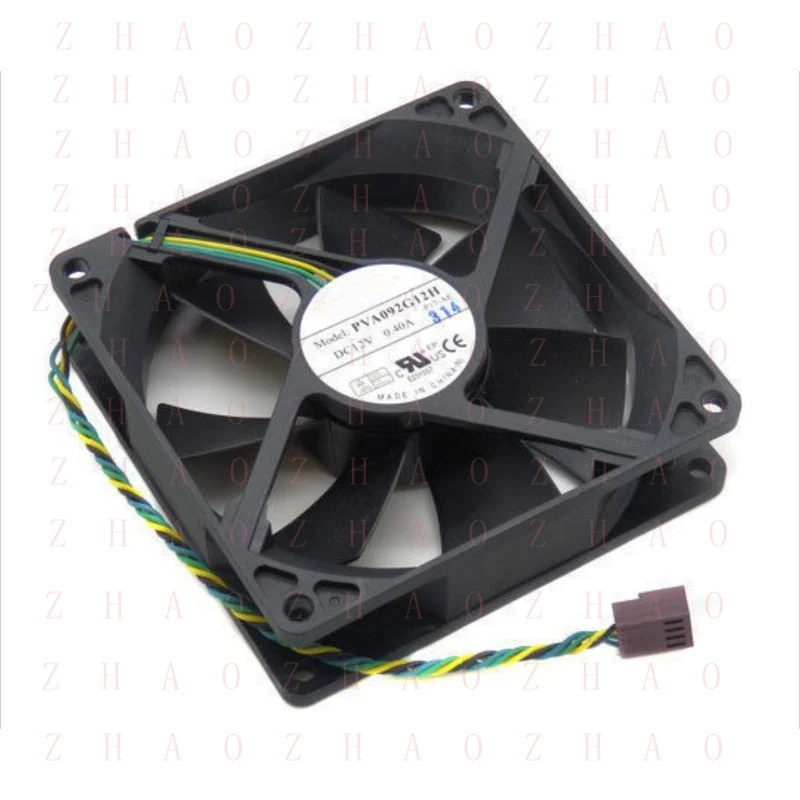 L+ for HP Elite 8300 8200 Pro 6200 6300 Cooling Fan for Foxconn PVA092G12H 92x25mm 4wire