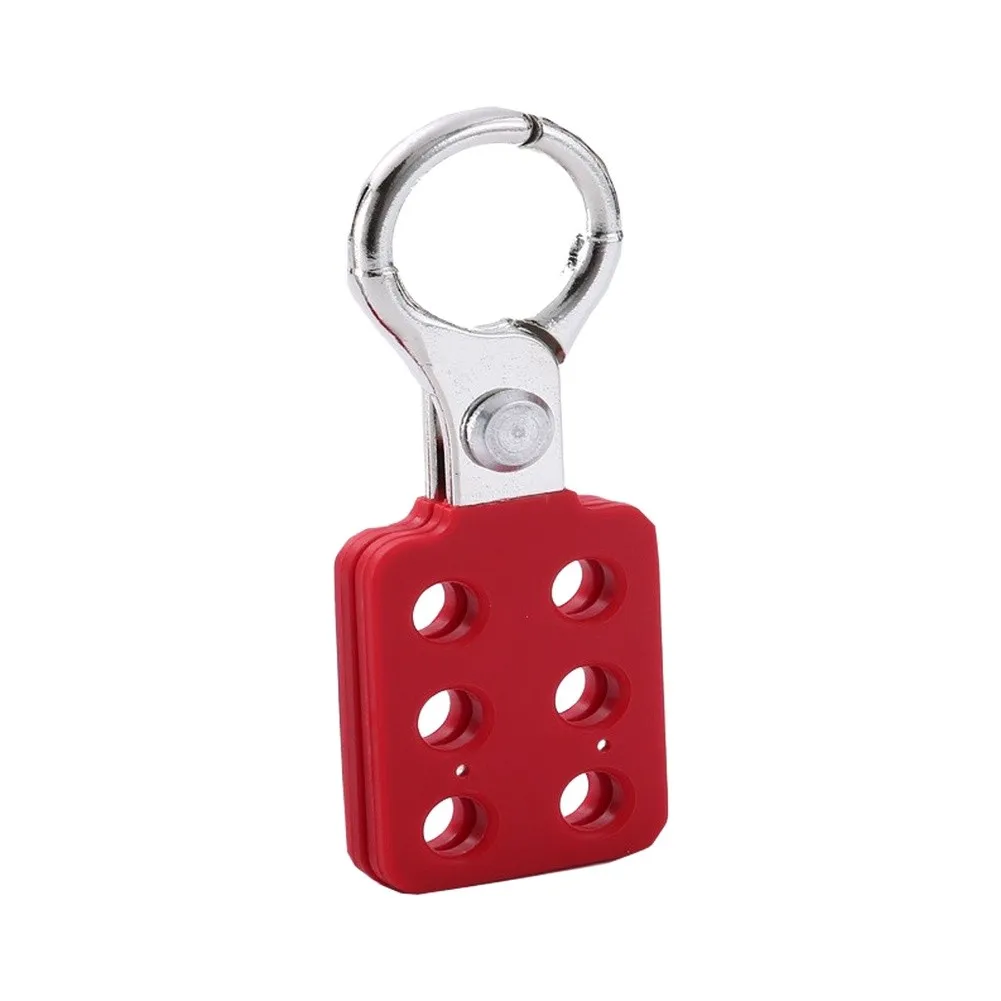 Lockout Hasp 6-Pack Stainless Steel for Preventive Maintenance Schedules Requiring Repeatable Secure Lockout Without Degradation