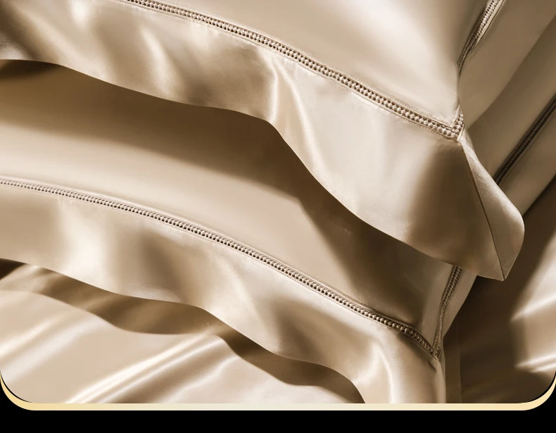 高級両面シルク4点セット 100％桑絹 滑らか寝具 裸寝用 30メートルベッドシーツ 掛け布団カバー シルク