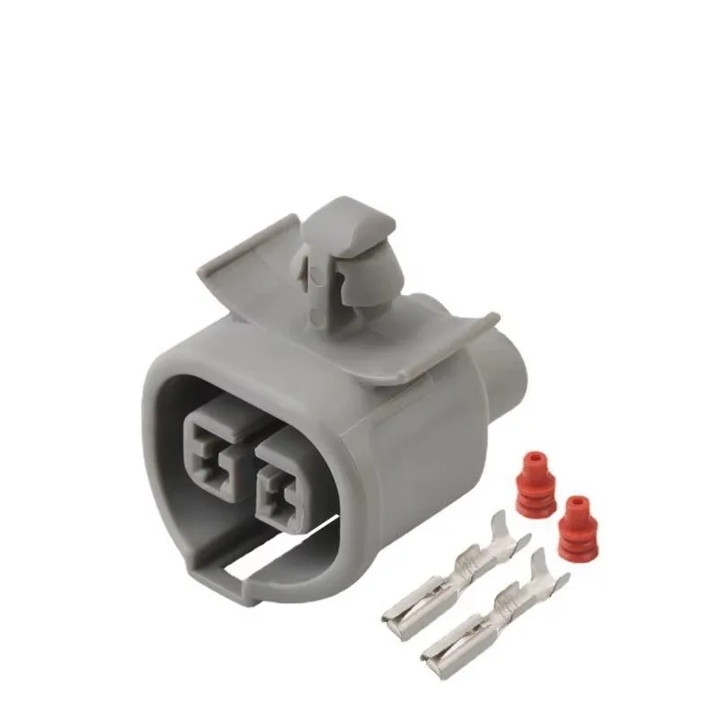 2-hole car connector DJ70213Y-2.2-21 wire harness plug gray connector sheath with terminal