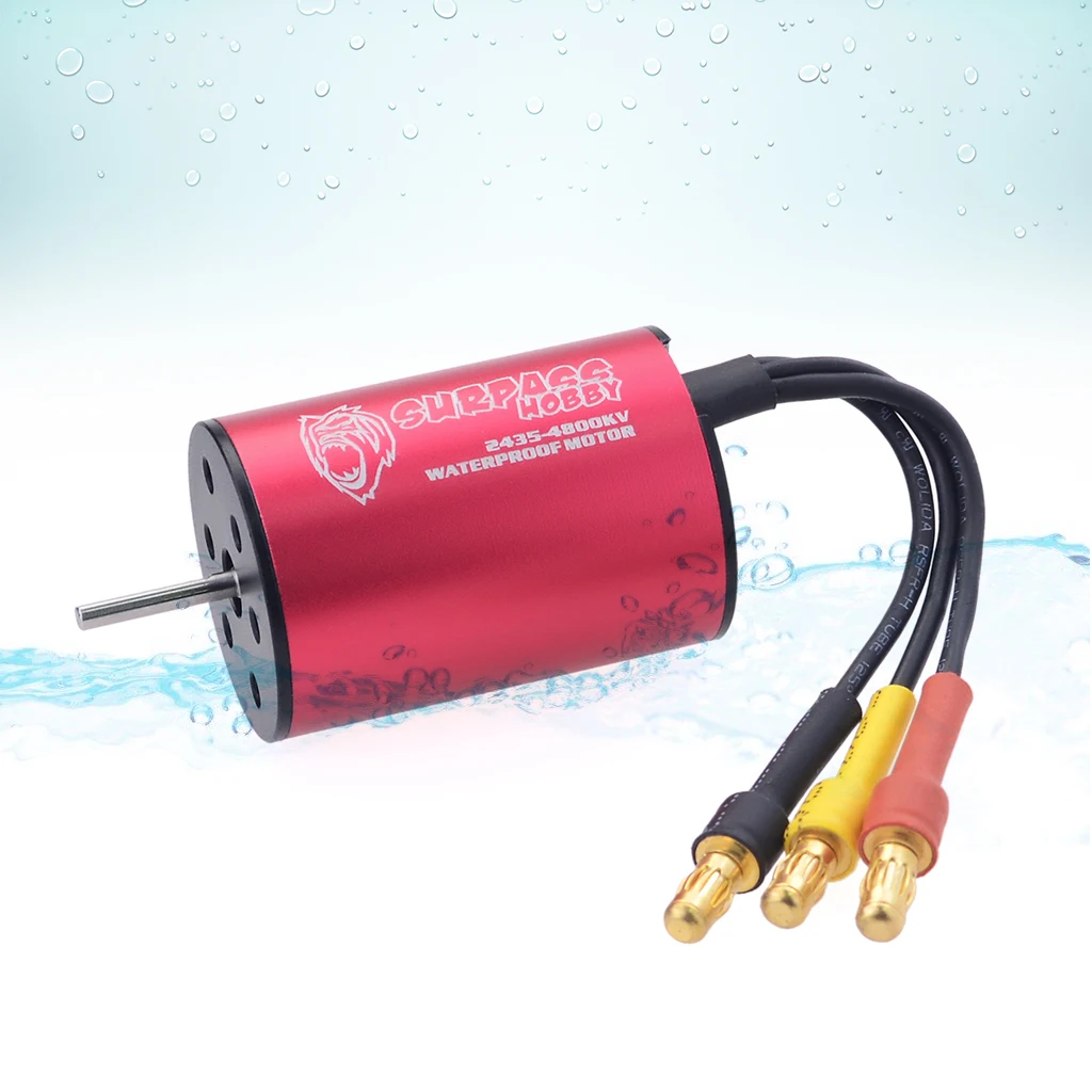 SURPASS HOBBY KK 2030 2040 2430 2435 2440 2445 Brushless Motor Waterproof for 1/12 1/14 1/16 1/18 1/20 1/24 Wtloys RC Truck Cars