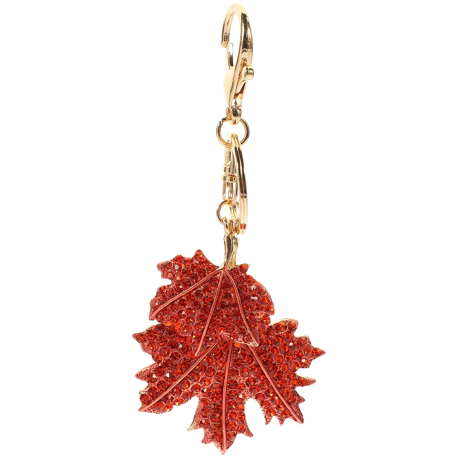 QUICK RELEASE LANYARD Key Chain Charm Hanging Keychain Decor Maple Leaf Lovely Rings