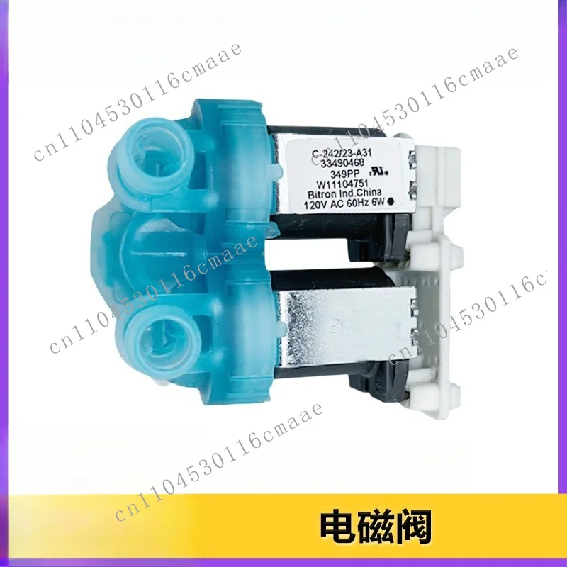Suitable for W11104751 Drum Washing Machine Double Head Water Inlet Valve Solenoid Valve Controller