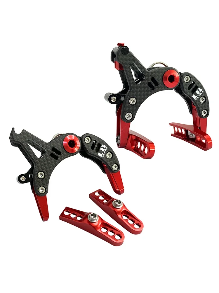 L8 Ultra Road Bike Ring Brake Clamp Bicycle Accessories Carbon Fiber Arms Titanium Bolt Bicycle Accessories 132g Per Set