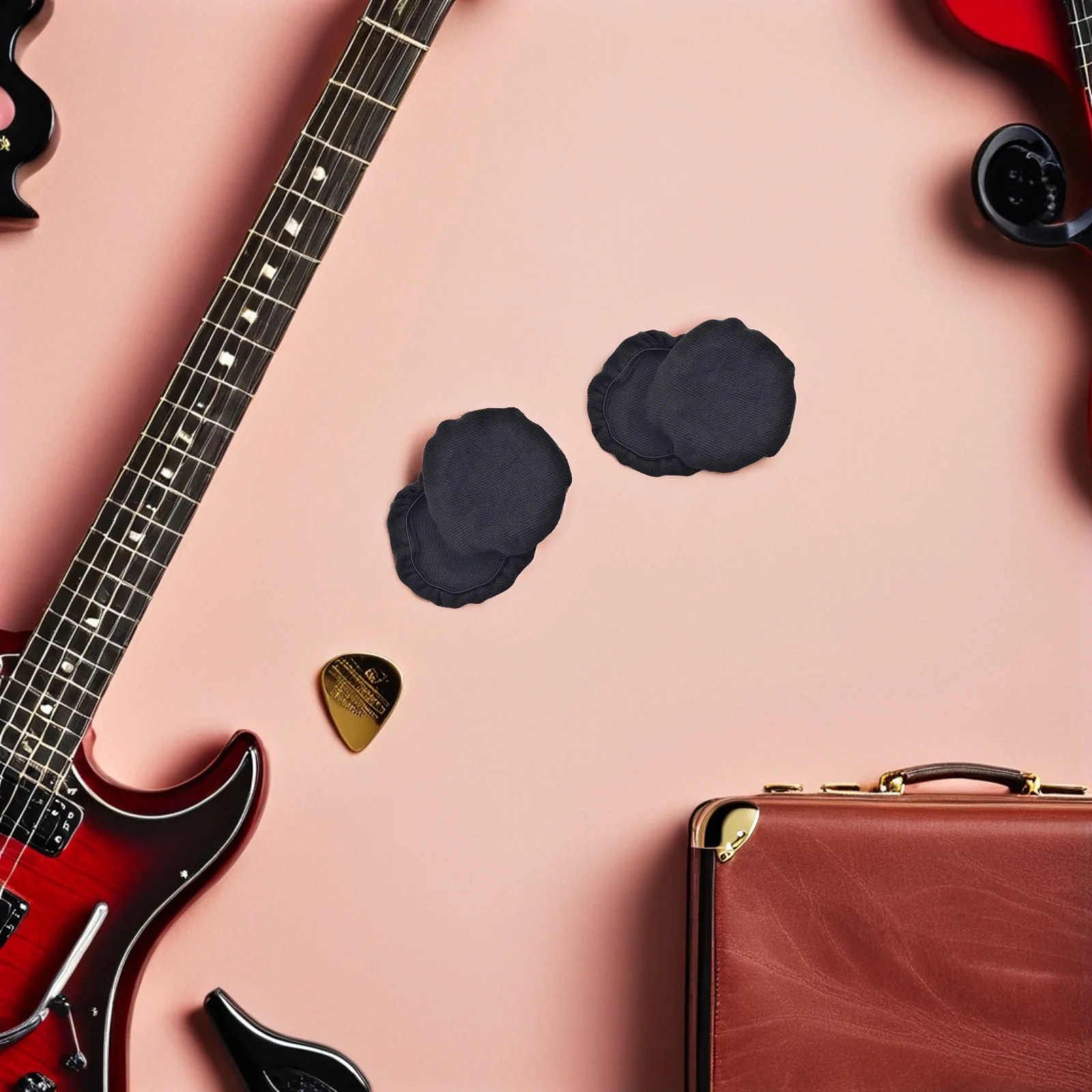 

12Pcs Over Ear Headphone Covers Washable Fabric Ear Caps Dustproof Sweat Resistant Replacement Pads for Headset Protection