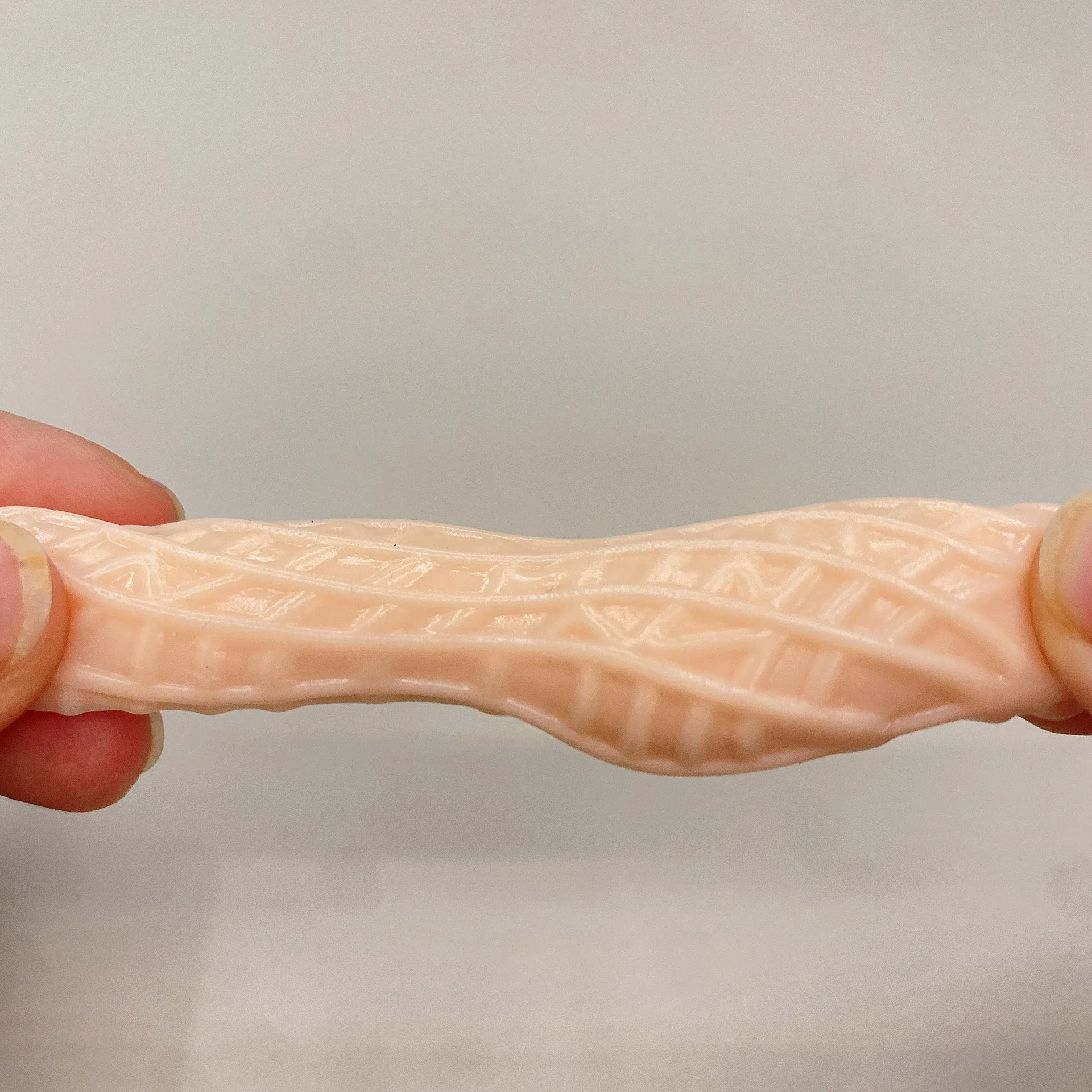 Novedad juguete sensorial Mini juguete realista para apretar maní juguete de silicona Fidget dibujos animados 3D TPR juguete de descompresión de pellizco de rebote lento