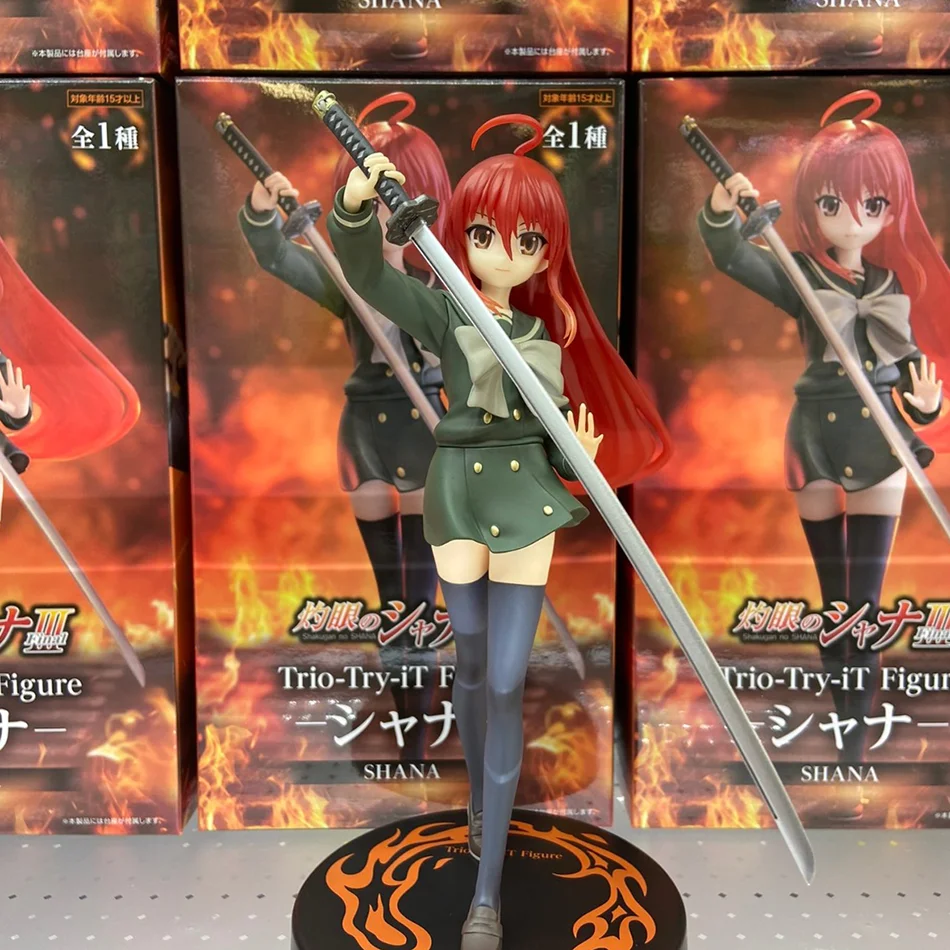 Originale 19 CM Anime Shakugan no Shana Shana Punisci il crimine Action PVC Figure Modello Collezione Ornamento Anime Cartoon Regali
