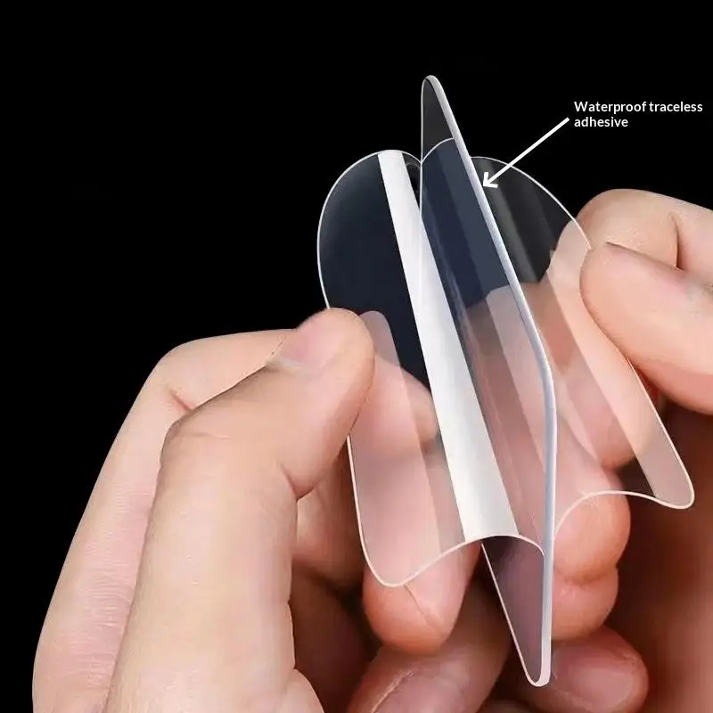 Ultra-starker Klebstoff Doppelseitiges Klebeband Transparente Quadratische Wandaufkleber Patch Für Badezimmer Nahtlose Wasserdichte Nano-Bänder – Detail 6
