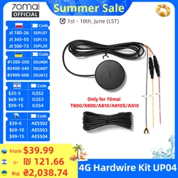 70mai-Kit de fil dur 4G, câble de stationnement UP04 pour Omni X200, streaming en direct, DVR de voiture, Omni X200, technologie 4G, UP04