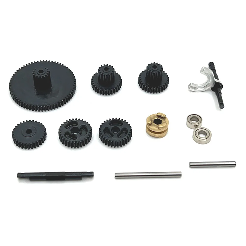 Metal Upgrade Transmission Gearbox Gear Set For 1/24 FMS FCX24 FCX18 K5 rc car