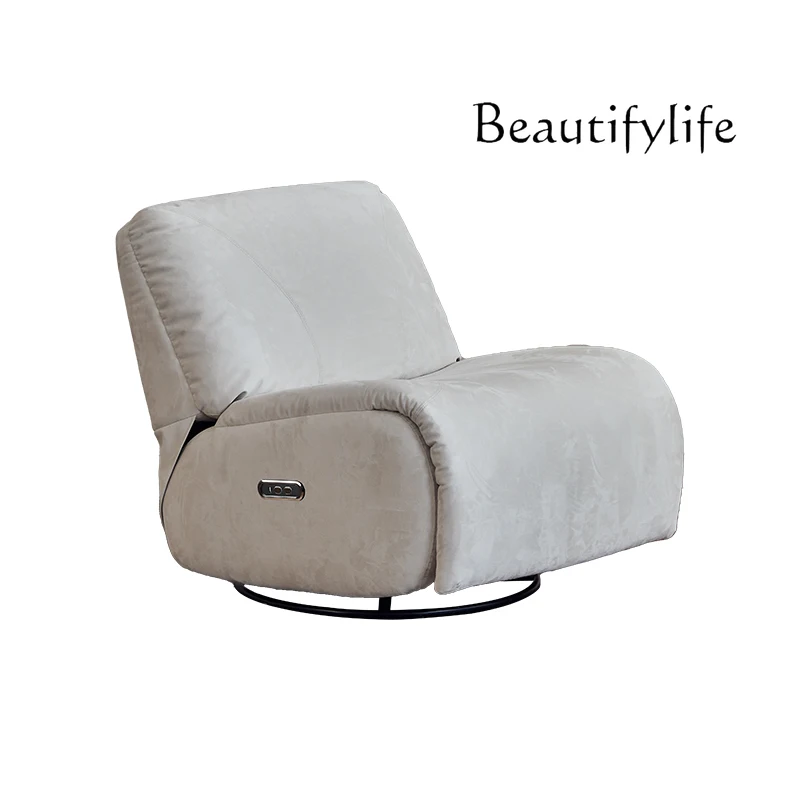 

Lazy sofa electric function recliner leisure Nordic living room technology cloth rotating lazy sofa