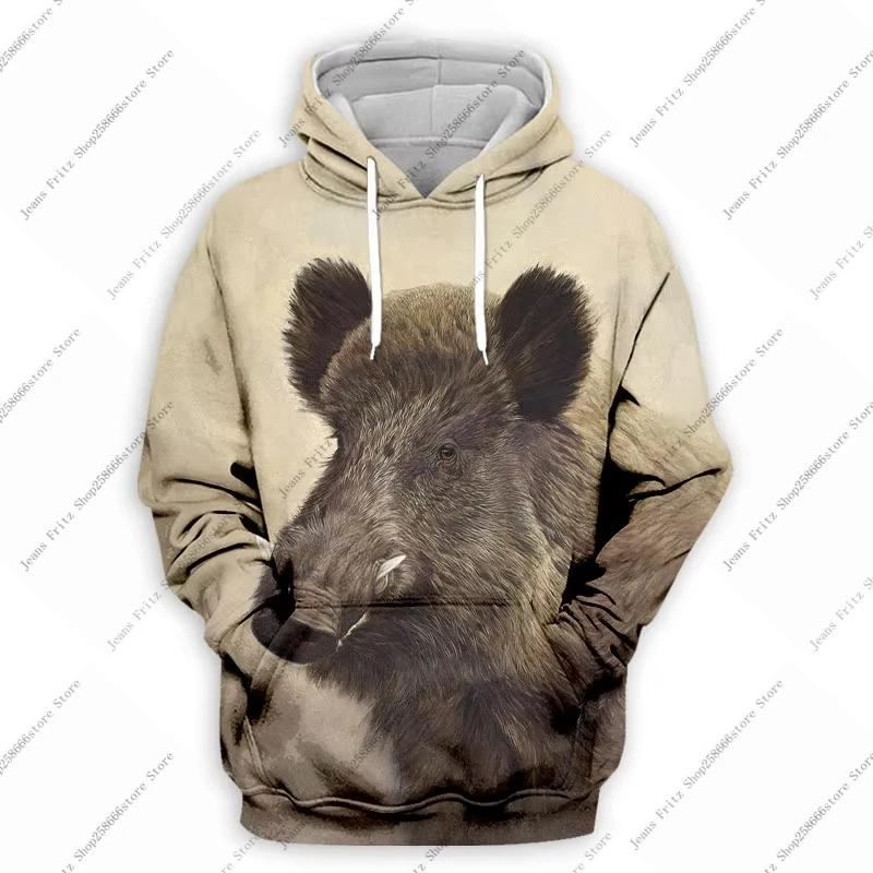 

Wild Boar Hoodies 3D Print Men Women Streetwear Casual Oversized Y2k Harajuku Fashion Hooded Sweatshirts Tops Kids Clothing