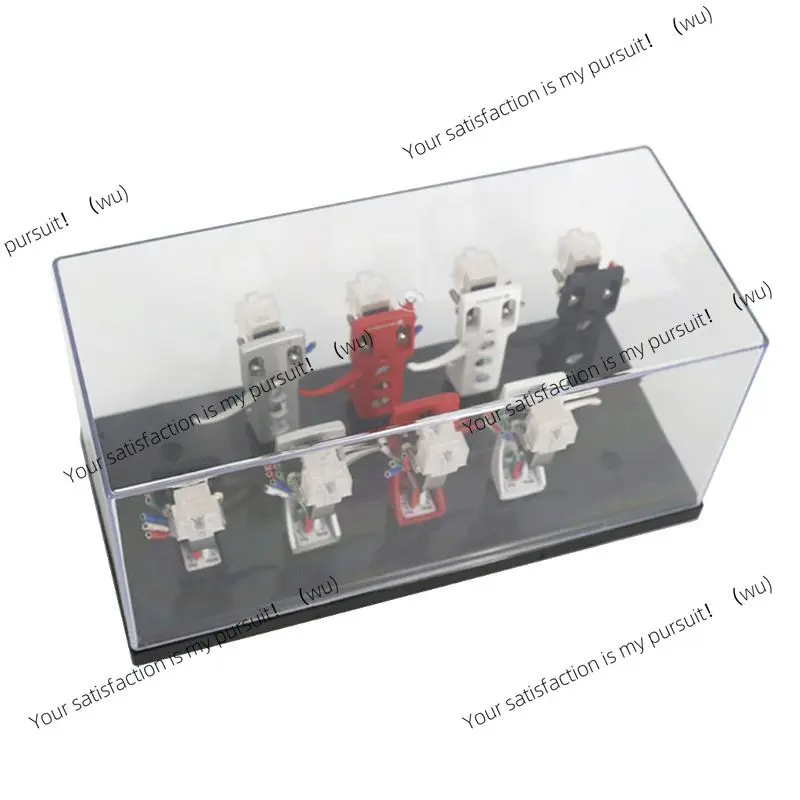 turntable vinyl record handwritten needle photo album storage display box, turntable box dust cabinet