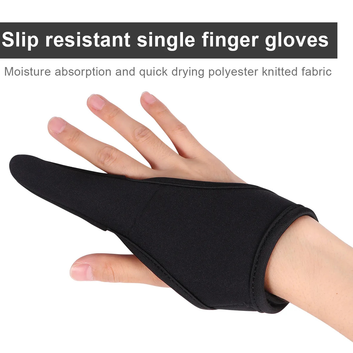 

Перчатка для рыбалки с одним пальцем, дышащая, противоскользящая, с защитой от солнца, для мужчин и женщин, для активного отдыха, быстросохнущая, с защитой указательного пальца