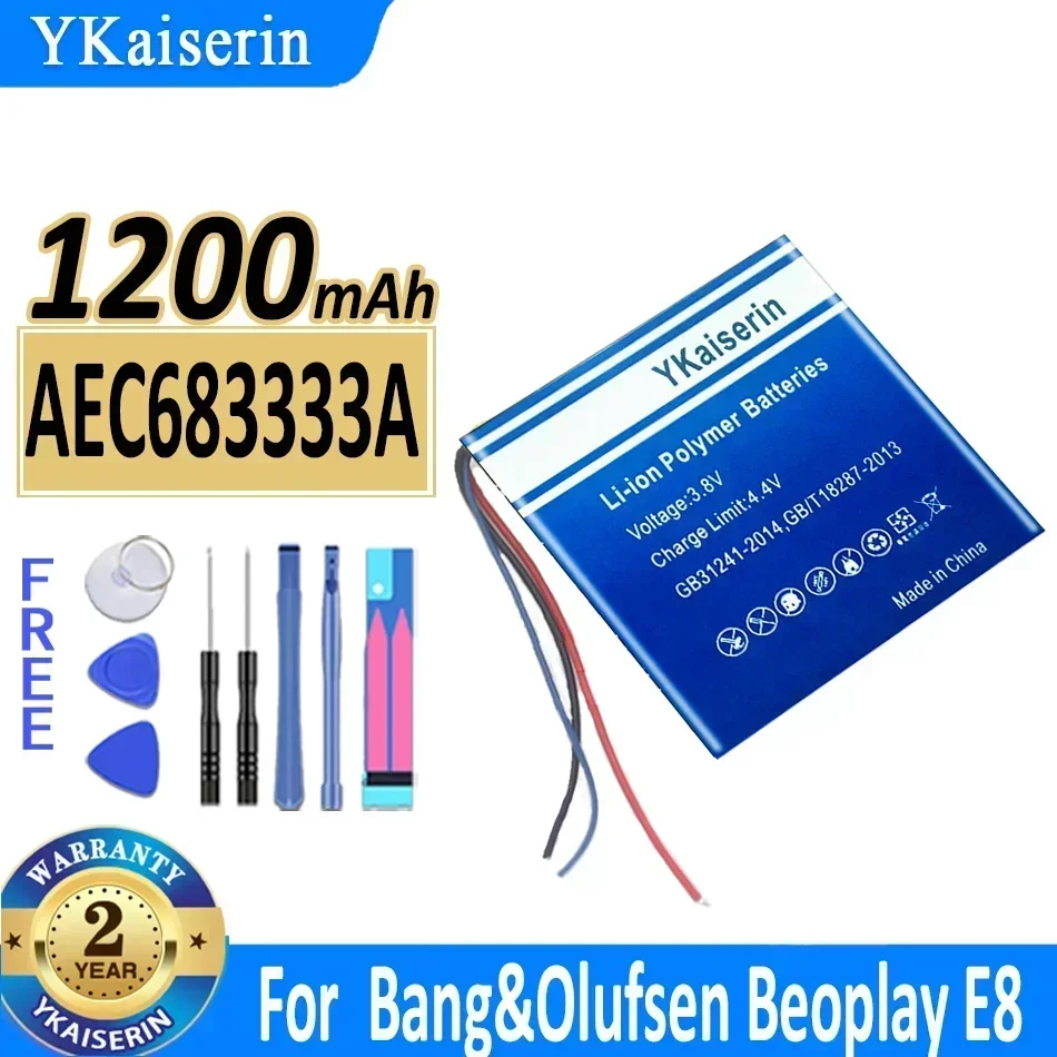 AEC683333A 3.7V for Bang & Olufsen Beoplay E8 2.0 2rd Gen TWS Charging Box Rechargeable Replacement Battery Bateira + Track NO