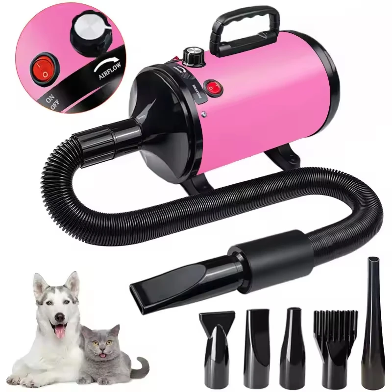 

Dog Accessories Motor Hand Held Plastic Grooming Pet Hair Dryer Pet Blower Dryer Dog