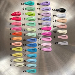 2cm Colorful Paint Mini Bb Water Droplet Clip Multiple Colored Pet Hairpin Hair Grooming Supplies for Puppy Dog Cat Accessories