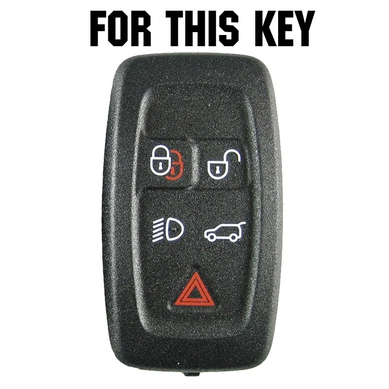 For Land Rover Discovery 4 for Range Rover Sport Vouge 2009 2010 2011 2012 Silicone Remote Key Case Fob Shell Cover Holder