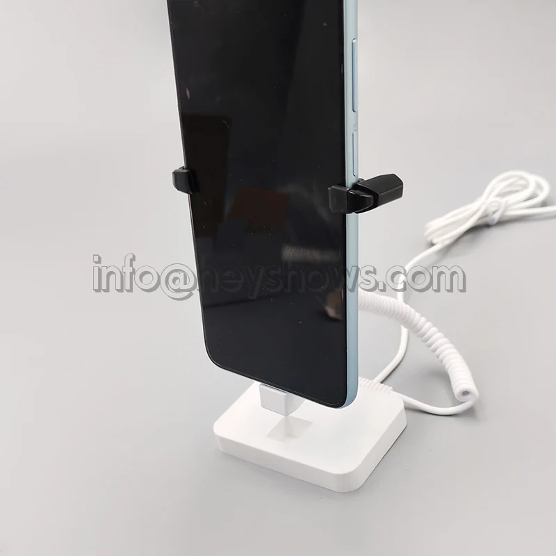 

6PCS Mobile Phone Anti-Theft Alarm Stand With Clamp And Charging Cable - Security Display Holder for Devices