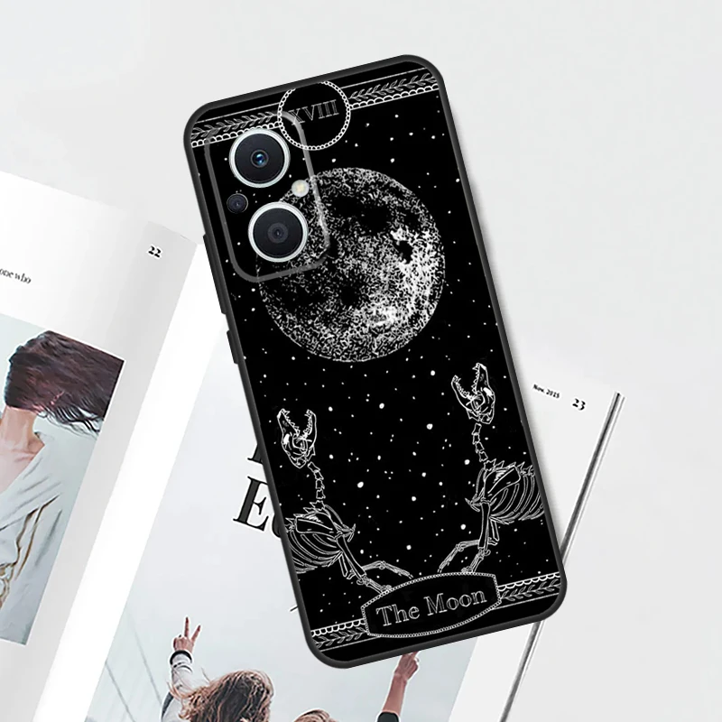 Witches Moon Tarot Case For OPPO Reno 8 7 6 5 4 Lite 5Z 4Z 2Z 8T 10 Pro OPPO Find X2 X3 Lite X5 X6 Pro Cover